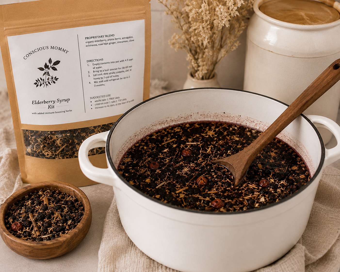 DIY Elderberry Syrup Kit